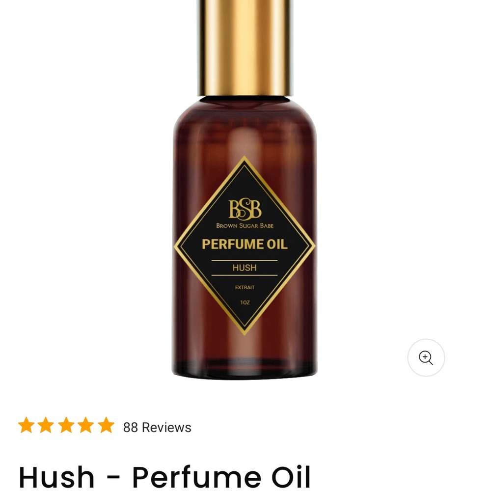 Brown Sugar Babe Perfume Oil - Hush - Brown & Gold